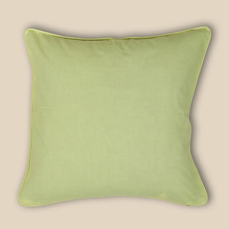 Swayam Nature Pals Printed Cotton Cushion Cover - Set Of Two media 4