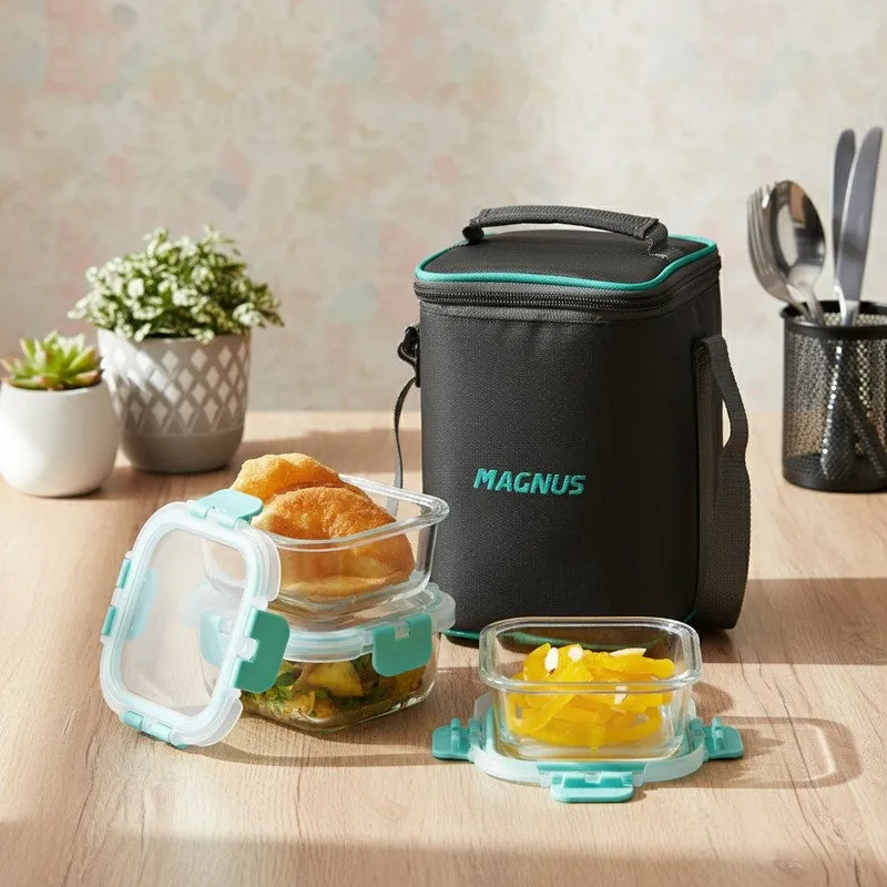 Lunvex Aero Lunch Box with Lunch Bag - Four Piece Set media 1