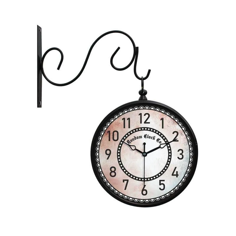 Clementine Double Sided Vintage Station Clock media 3