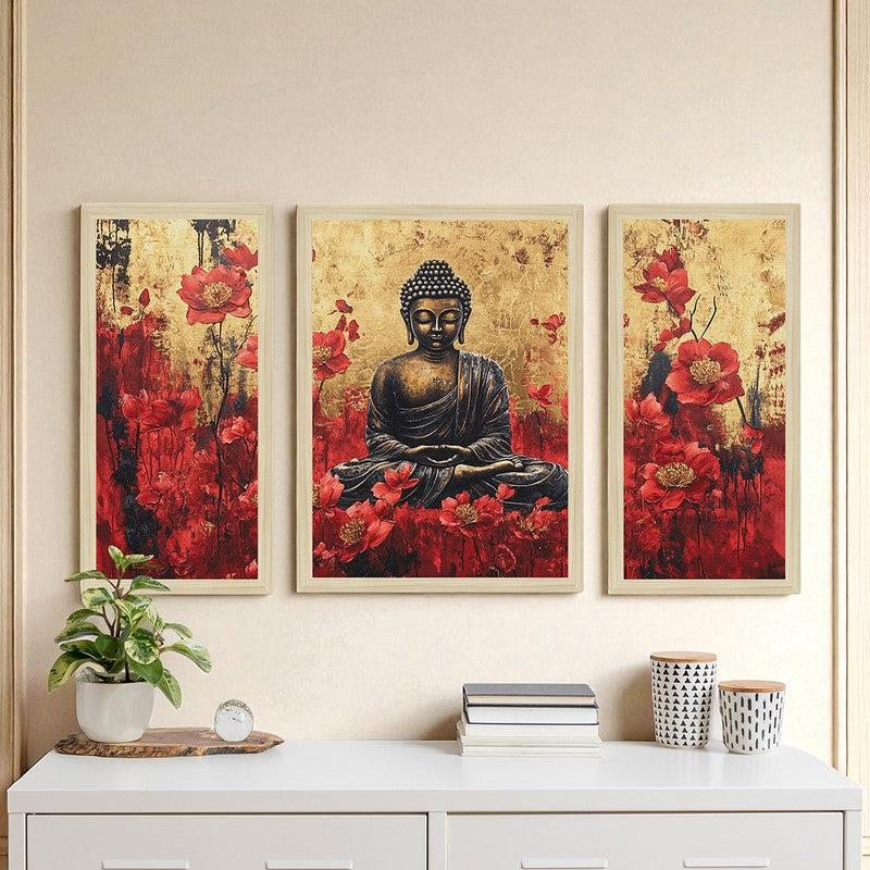 Sacred Silence Wall Art - Set of Three