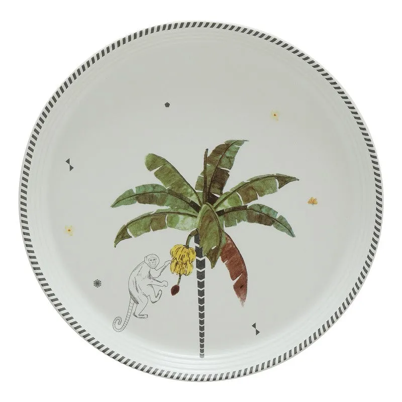 Tropical Mischief 4 Quarter Plates with 1 Dinner Plate - Five Piece Set media 7