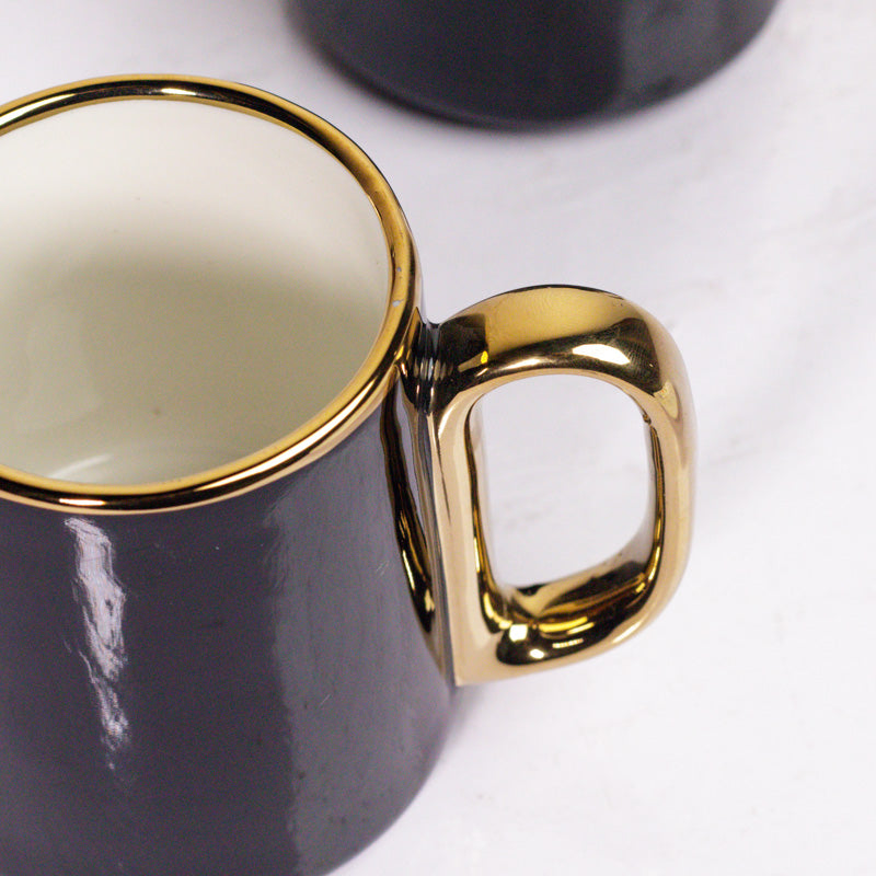 Onyx Porcelain Coffee Mug (380 mL Each) - Set Of Two media 5