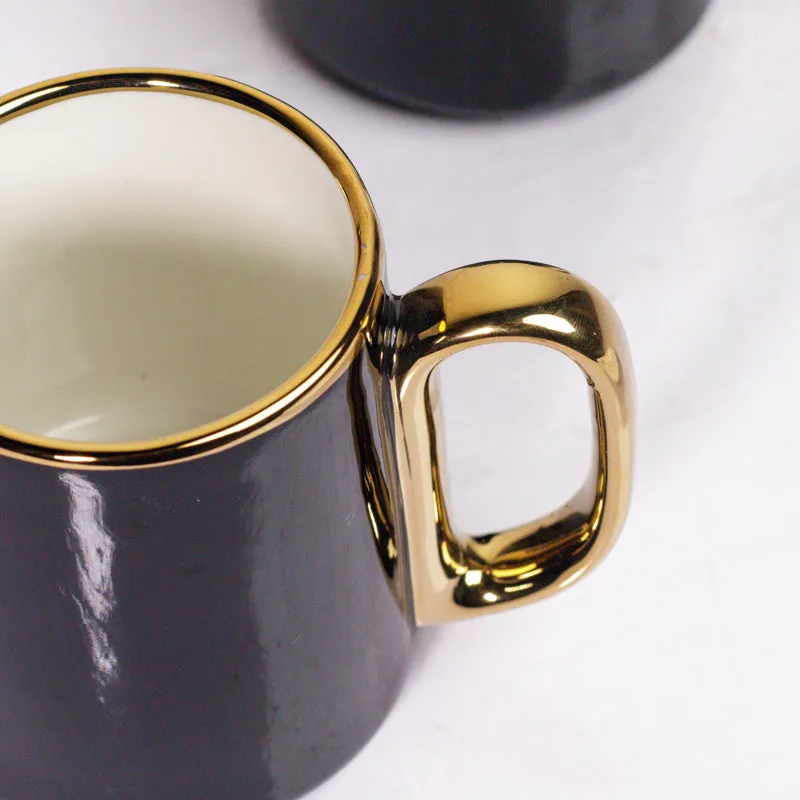 Onyx Porcelain Coffee Mug (380 mL Each) - Set Of Two media 5