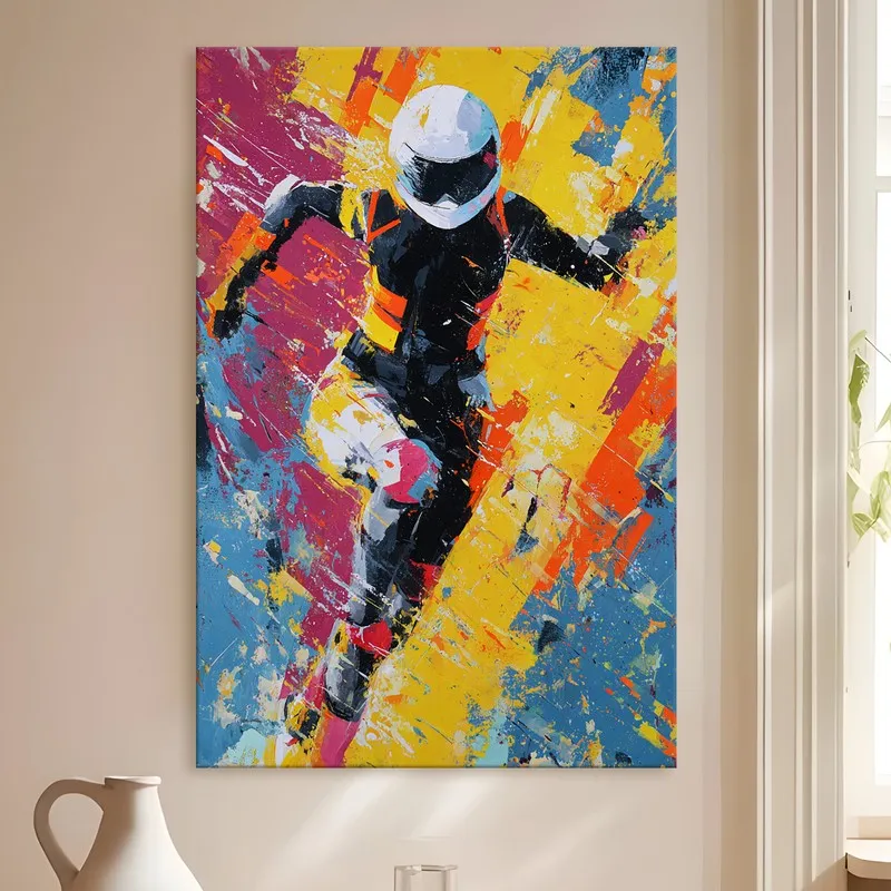 Dynamic Ride Expression Canvas Wall Art media 4