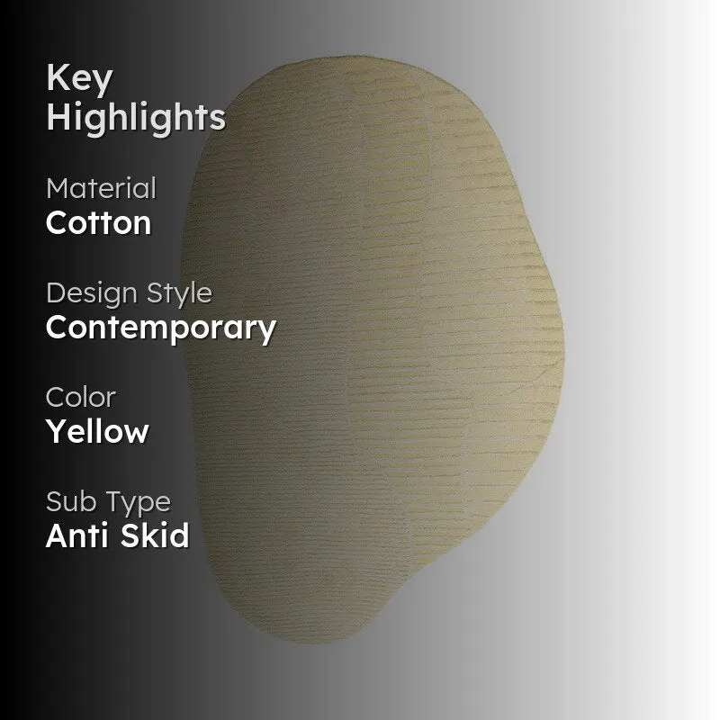 Trezel Cotton Carpet - Yellow media 2
