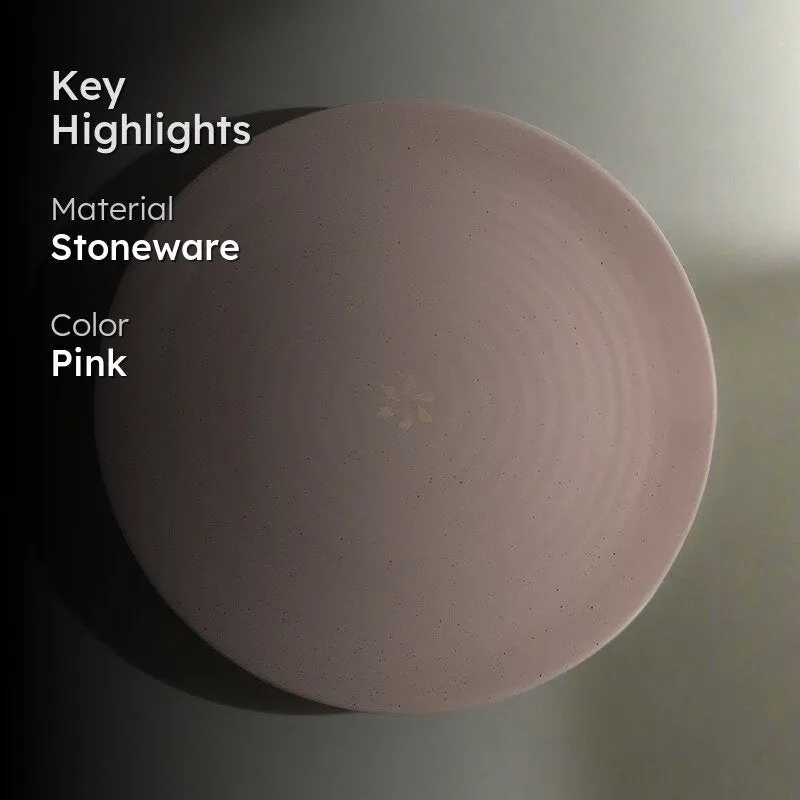 Ganga Dinner Plate (Old Rose) media 2
