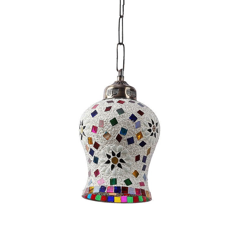Mosaic Shine Glass Ceiling Lamp media 4