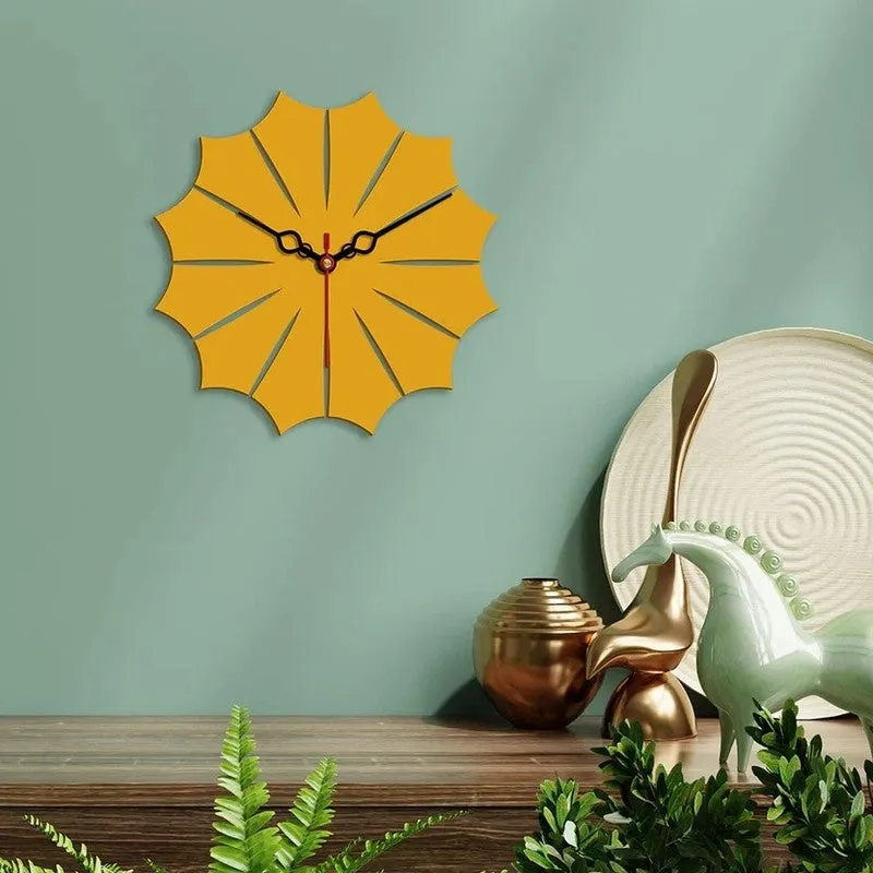 Forest Leaf Wooden Wall Clock media 4