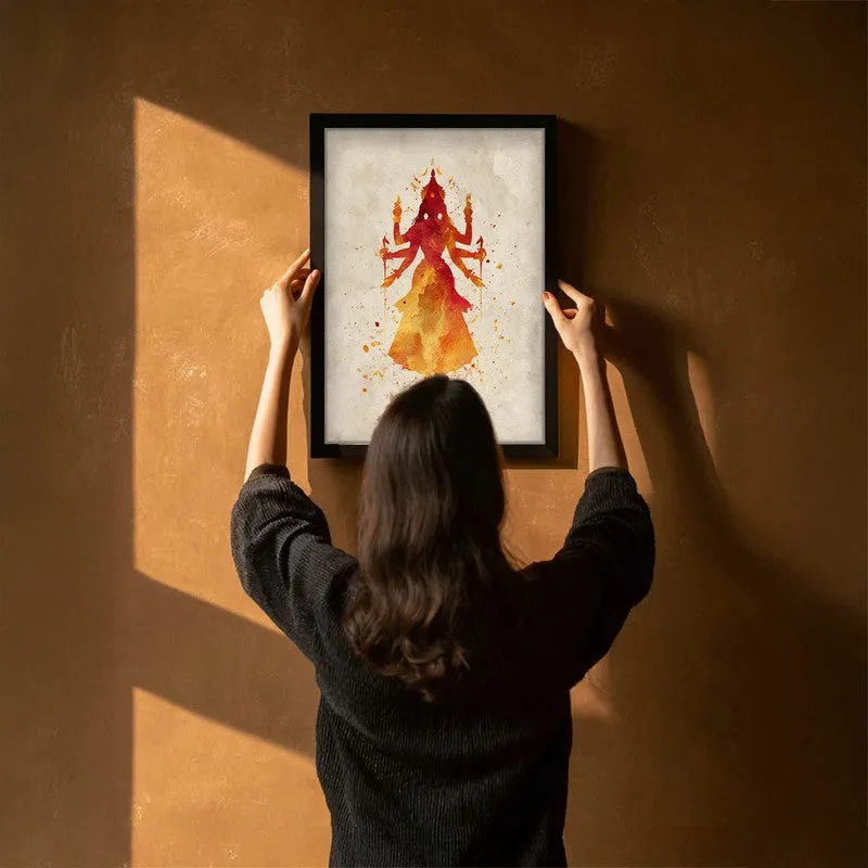 Shakti Swarupa Durga Maa Archival Paper Wall Art media 6