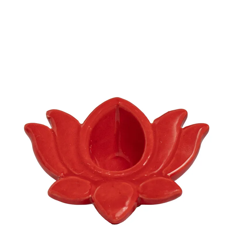 Ambuj Ceramic Diya - Set Of Four media 3