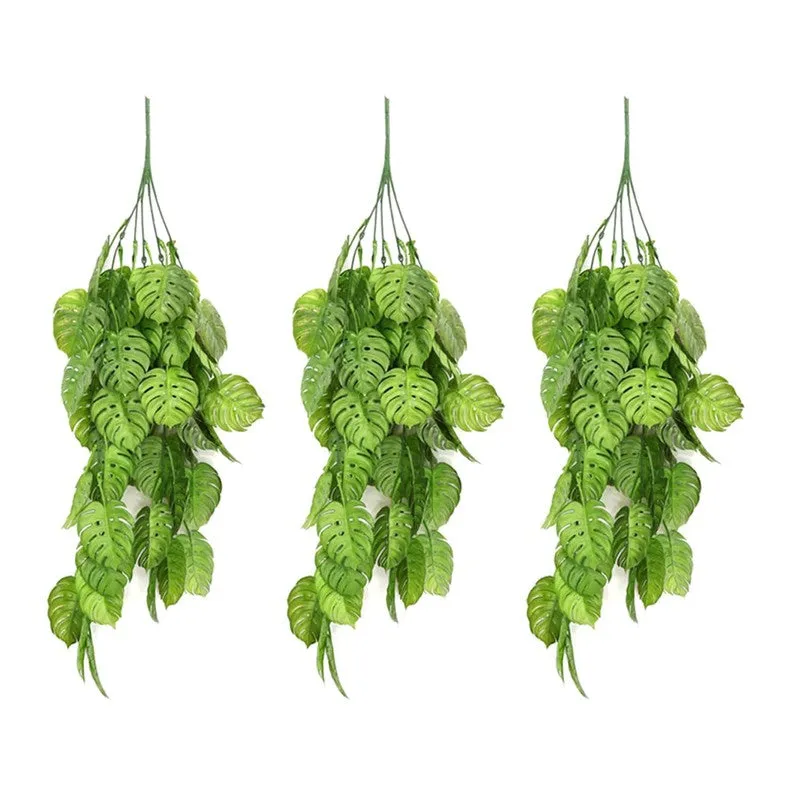 Floravue Artificial Monstera Creeper - Set of Three media 3