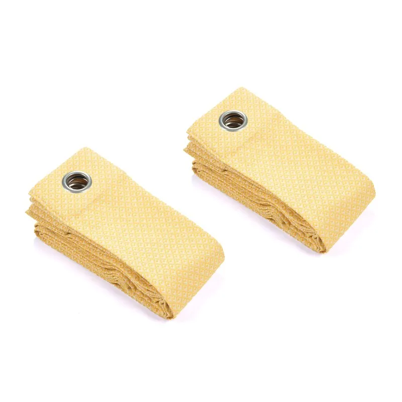 Form Ease Cotton Room Darkening Curtains (Yellow) - Set Of Two media 7
