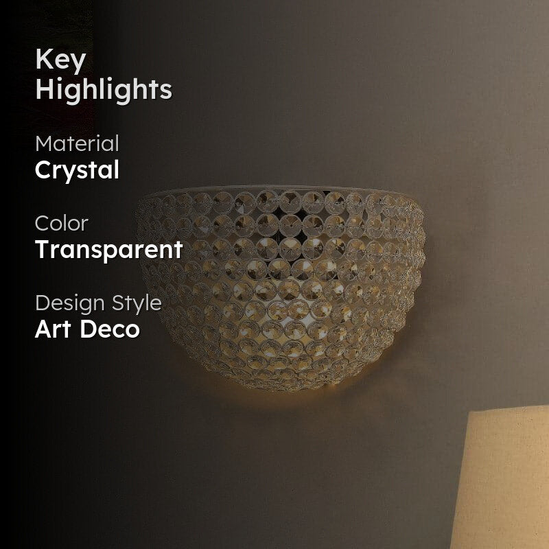 Verbena Crystal Wall Lamp media 2