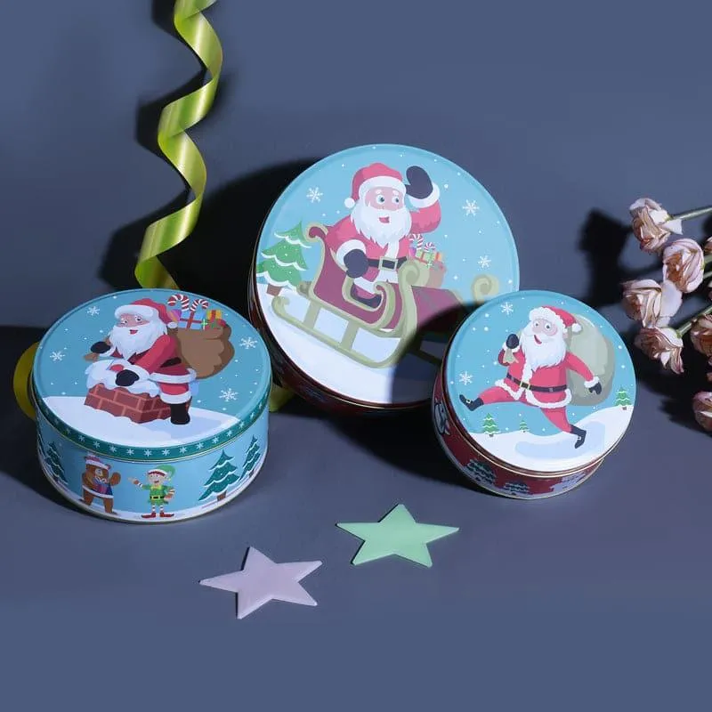 Busy Santa Storage Box - Set Of Three media 1