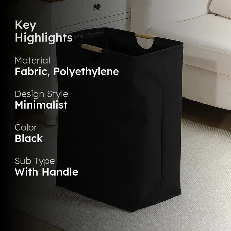 Soft Stack Laundry Basket - Black media 2