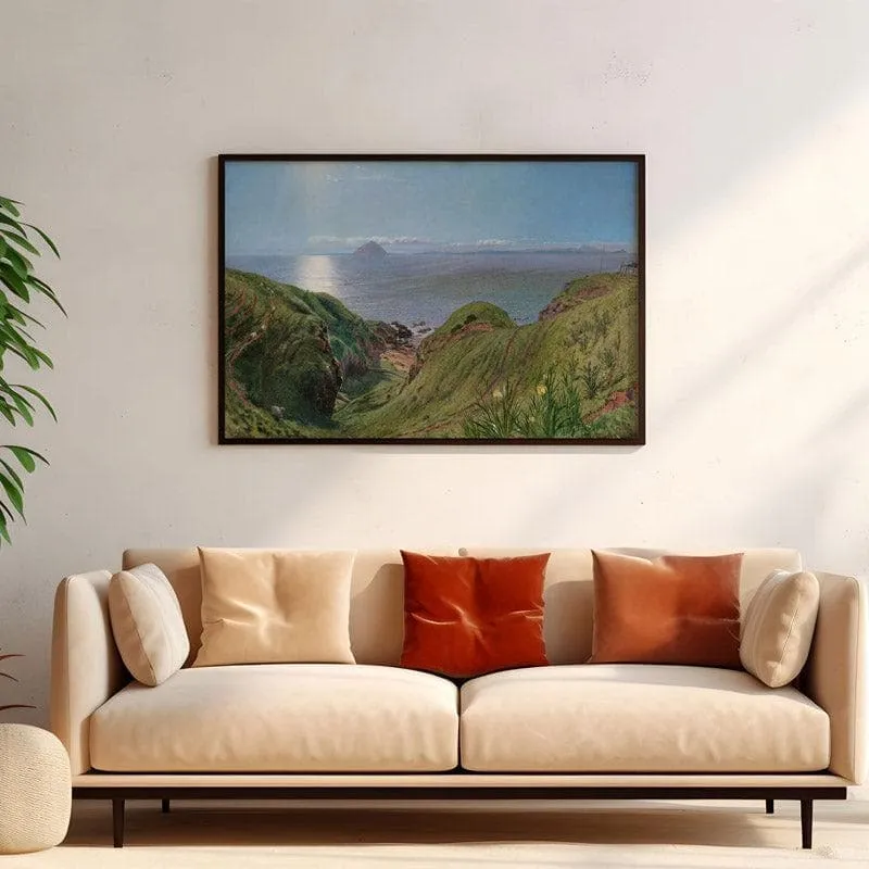 A Bright Day Canvas Wall Painting - Black Frame media 4