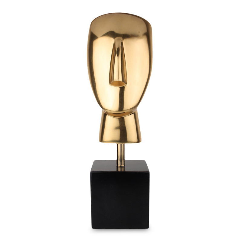 Muse Mundane Head Showpiece - Gold media 3