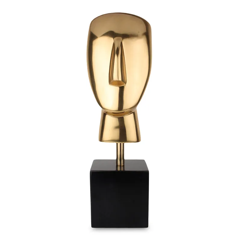 Muse Mundane Head Showpiece - Gold media 3