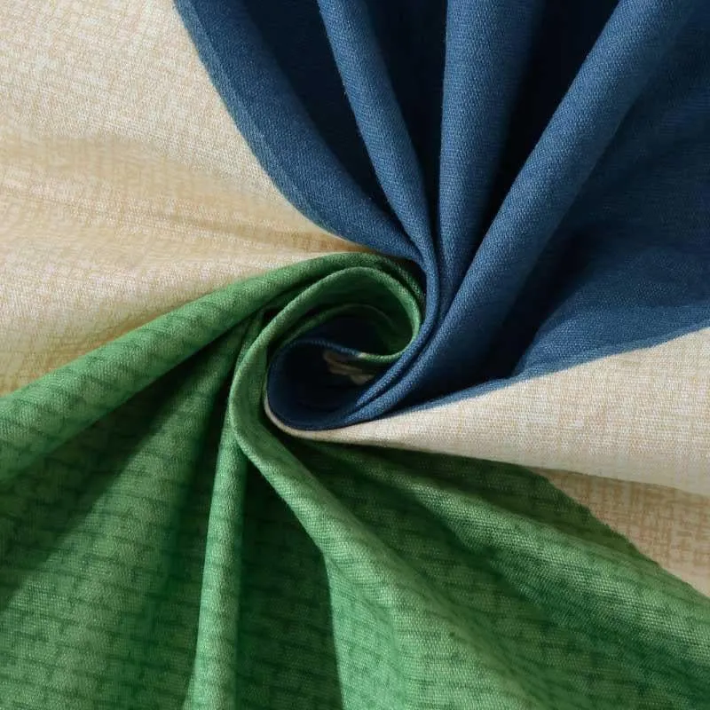 Quirky Patchwork Fitted Microfiber Bedsheet - 300 GSM media 7
