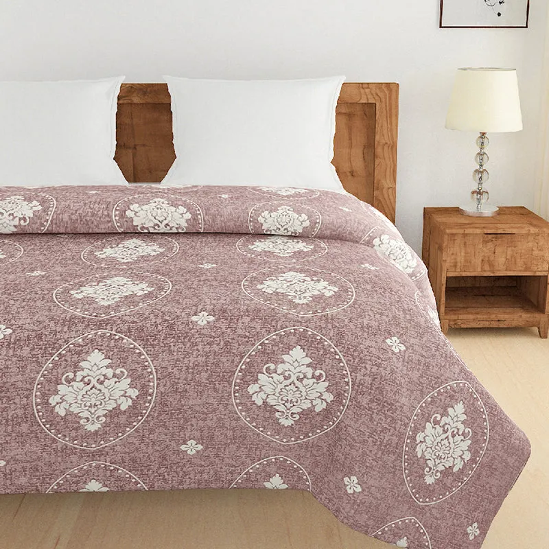 Swayam Zafirah Cotton Comforter (Purple) - 150 GSM media 3