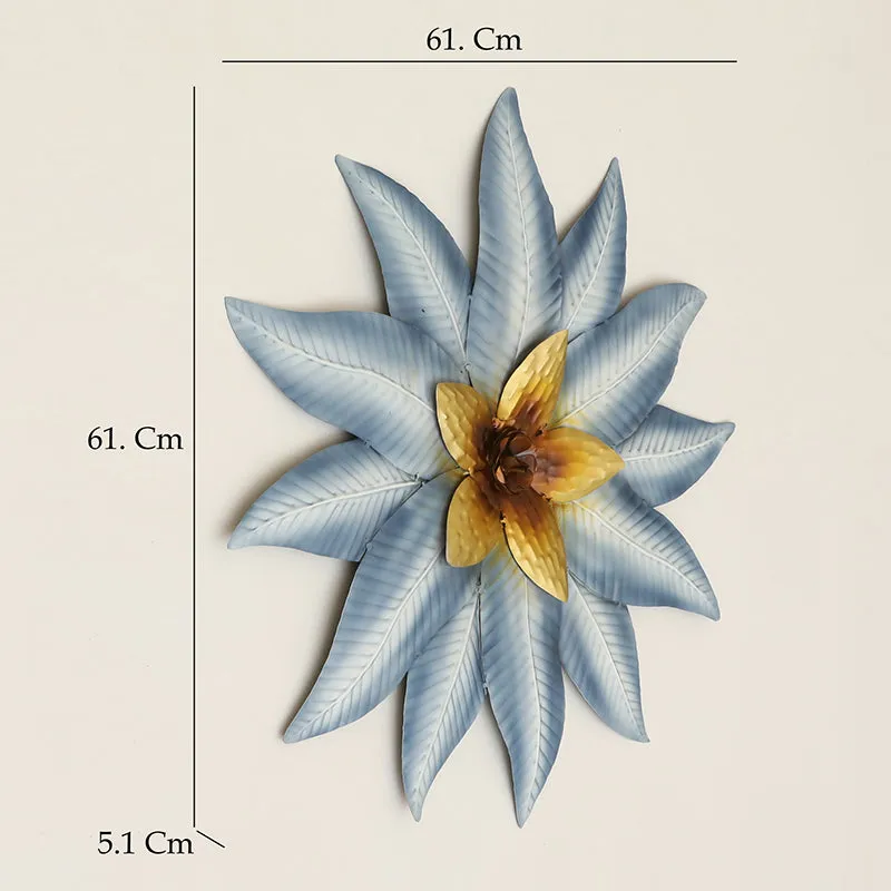 Forge Of Flora Metal Wall Accent - Blue media 5