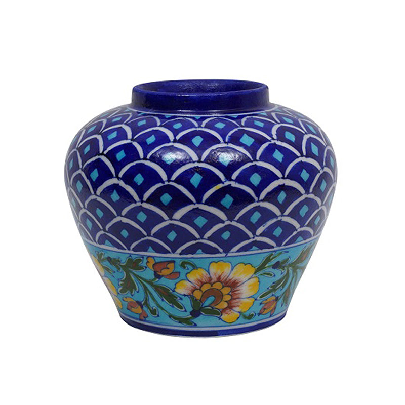Cobalt Handpainted Vase media 4