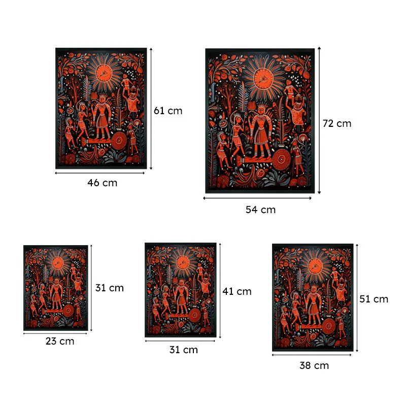 Tribe Ceremony Canvas Wall Art media 8