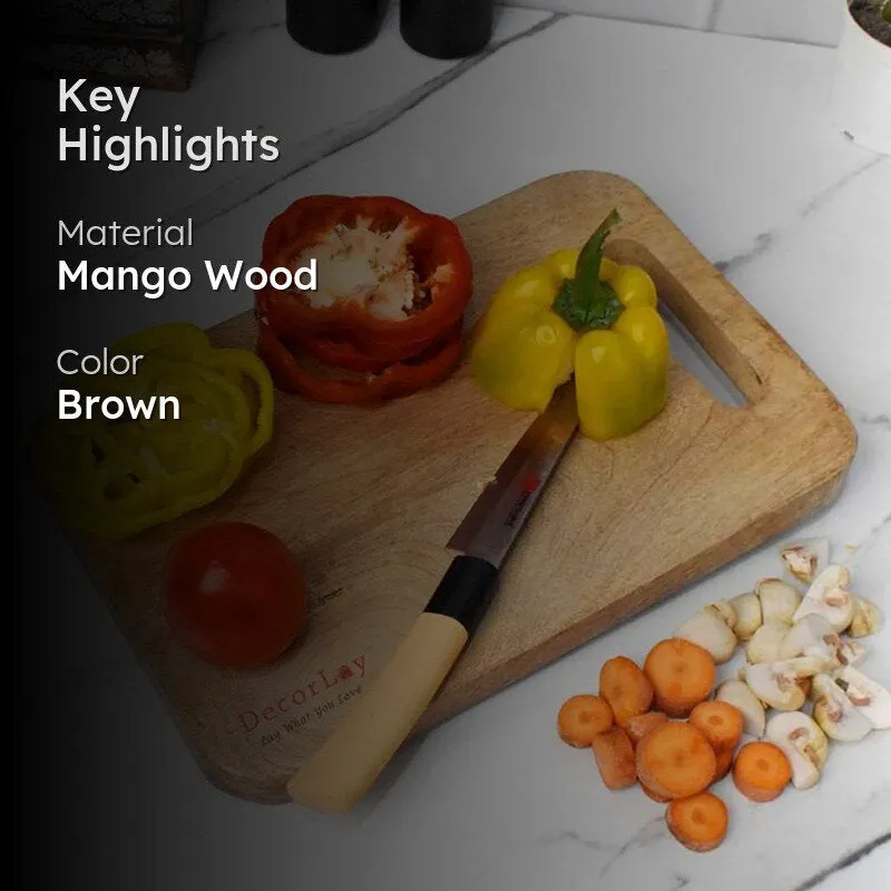 Slab Slice Wood Chopping Board media 2