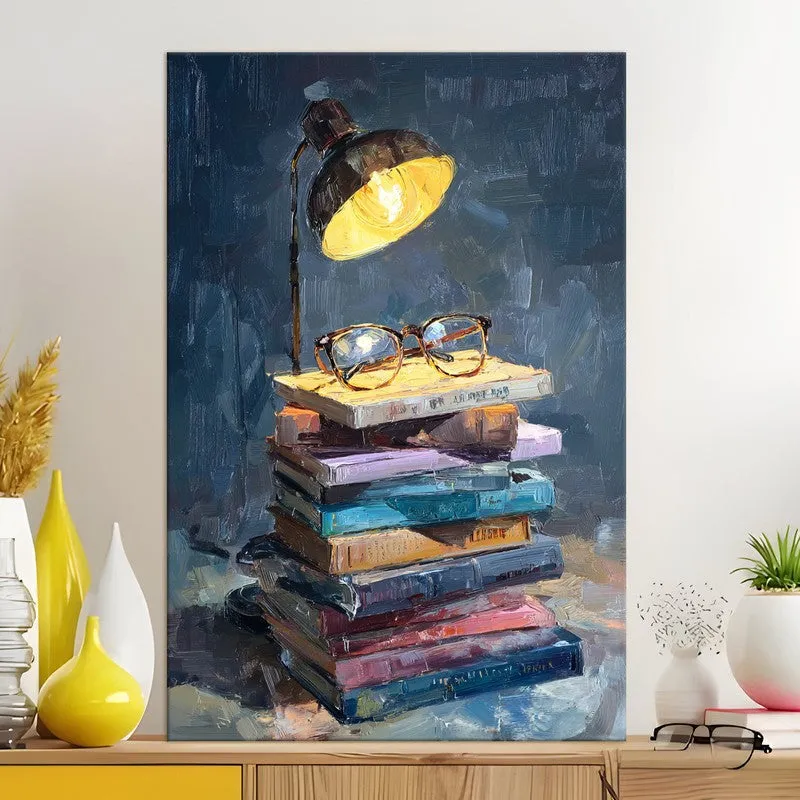 Scholarly Still Life Canvas Wall Art media 5