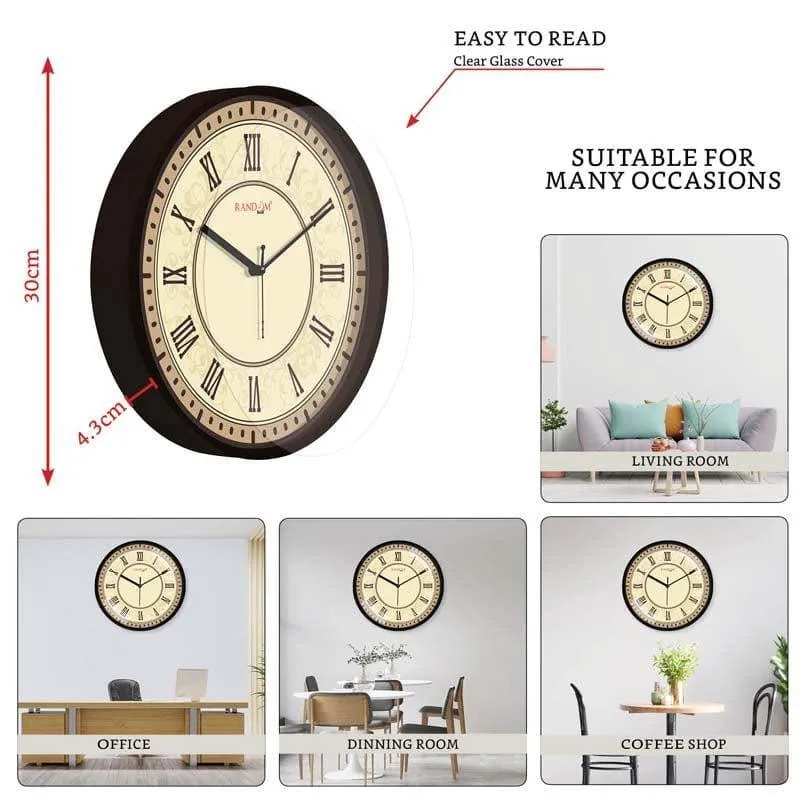 Roman Beige Wall Clock media 4
