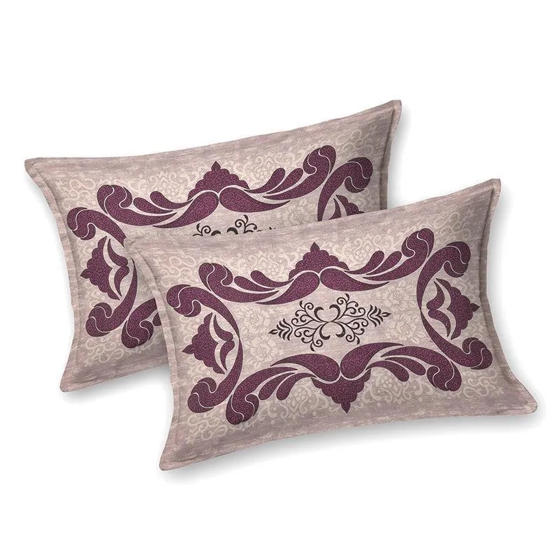 Aarna Artistry Ethnic Cotton Bedsheet (Pink) - 150 TC media 7