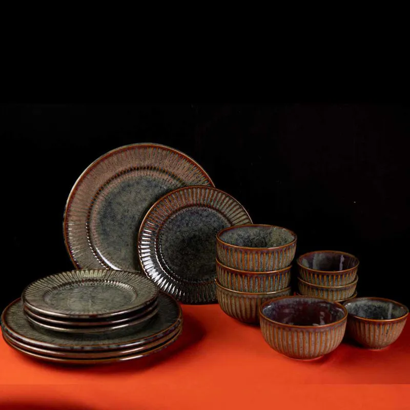 Sragen Handmade Dinner Set - 16 Piece Set media 3