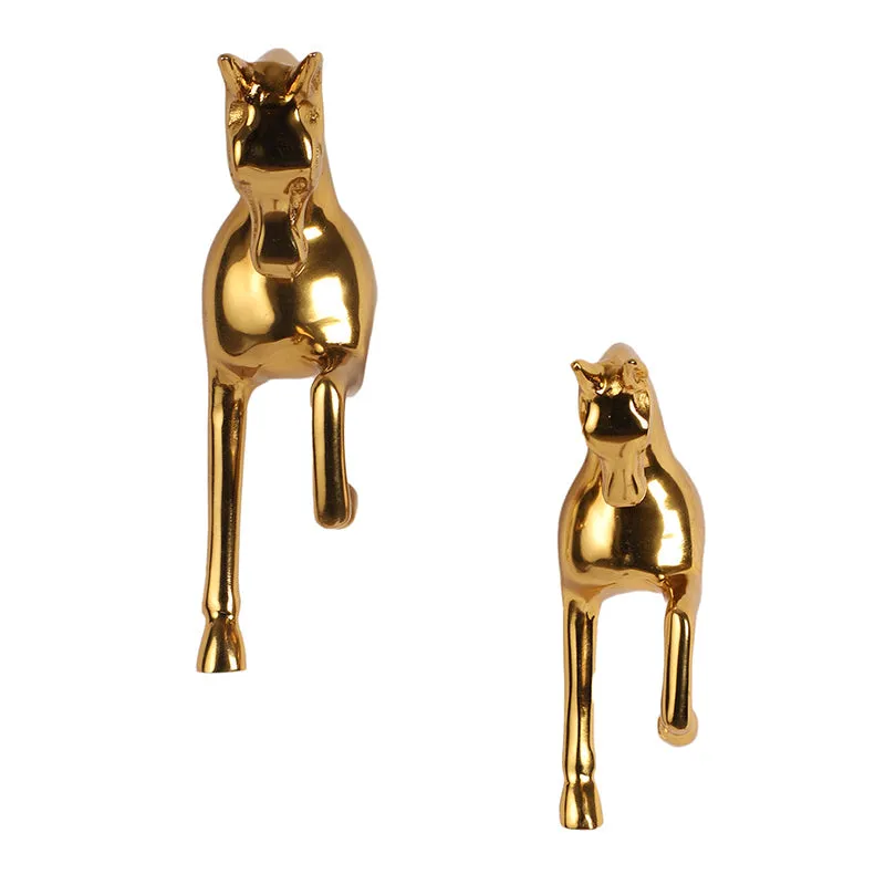 Stallion Gallop Iron Wall Accent - Set Of Two media 4