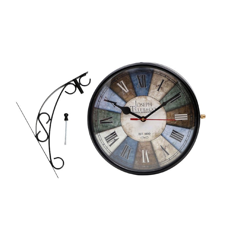 Color Block Double Sided Station Clock media 4