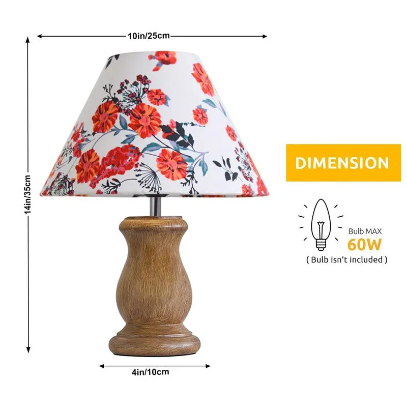 FloraRadiant Wooden Table Lamp media 7