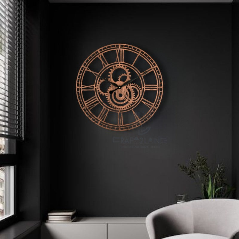 Shadow Silent Wall Clock - Bronze media 6