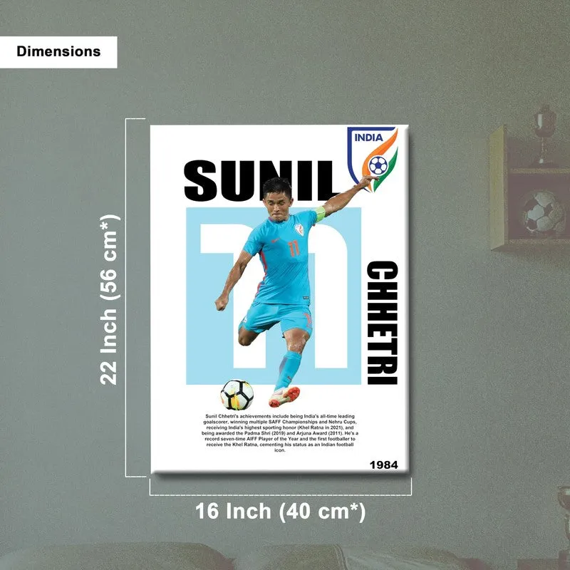 Sunil Chhetri Canvas Wall Art media 10
