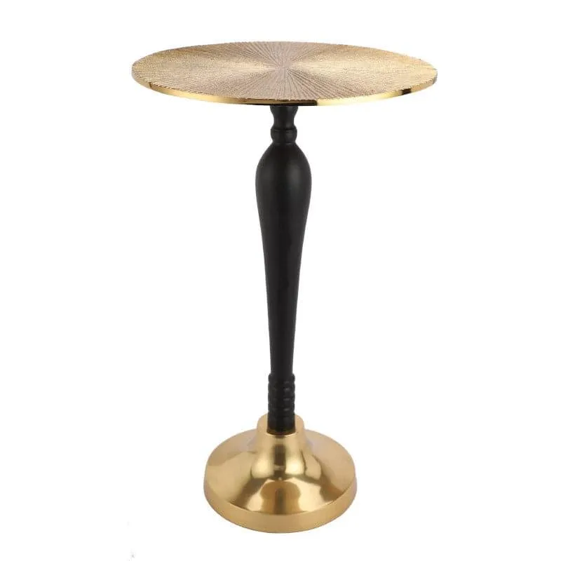 Araban Accent Table - Black & Gold media 4
