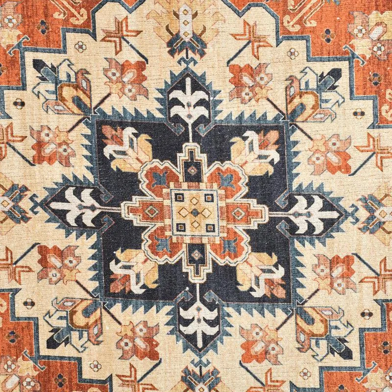 Caius Velvet Rectangle Anti-Skid Carpet media 5