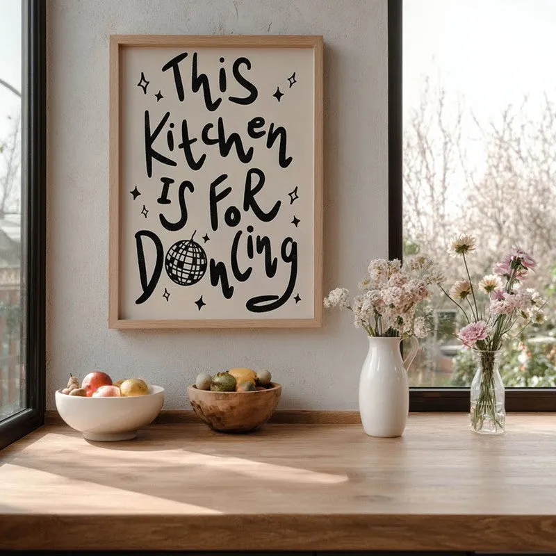 Kitchen Aura Archival Canvas Wall Art - Brown media 6