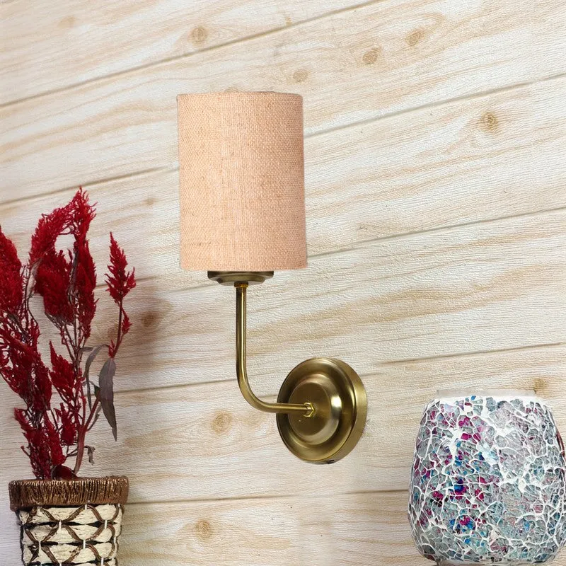 Lumoire Metal Wall Lamp - Gold,Beige media 3