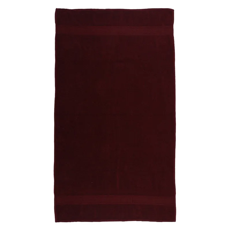 Velvique Cotton Bath Towel - Maroon media 6