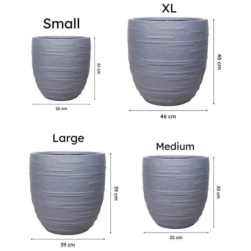 Calmora Floor Planter - Grey media 4