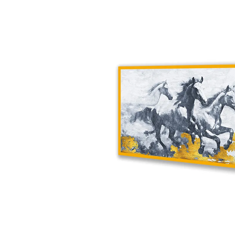 Equine Shades Wall Art with Gold Frame media 4