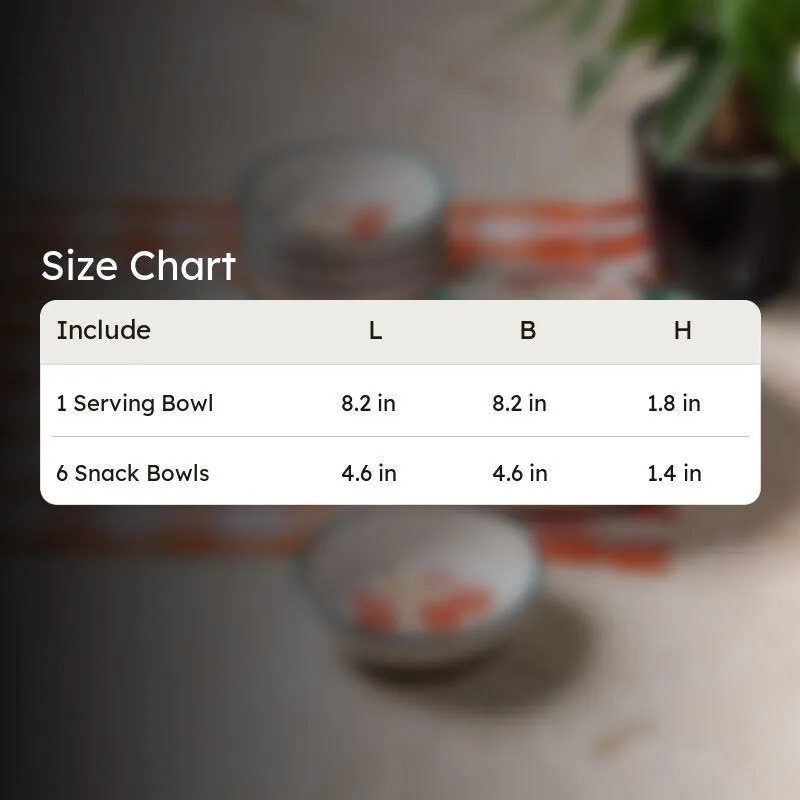 Tropical Bliss Serving Bowl - Seven Piece Set media 6