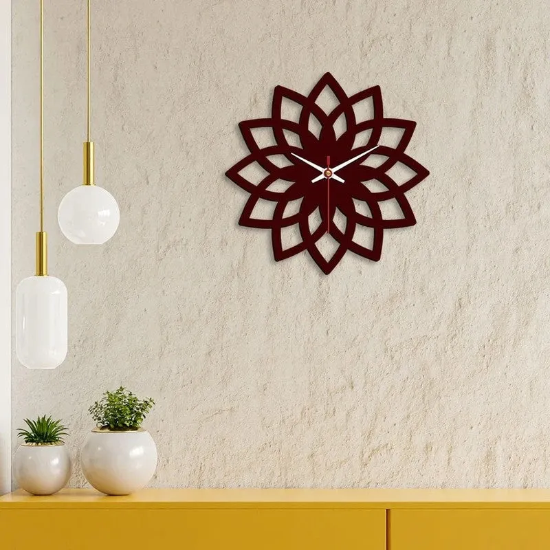 Blossom Frame Wooden Wall Clock media 4