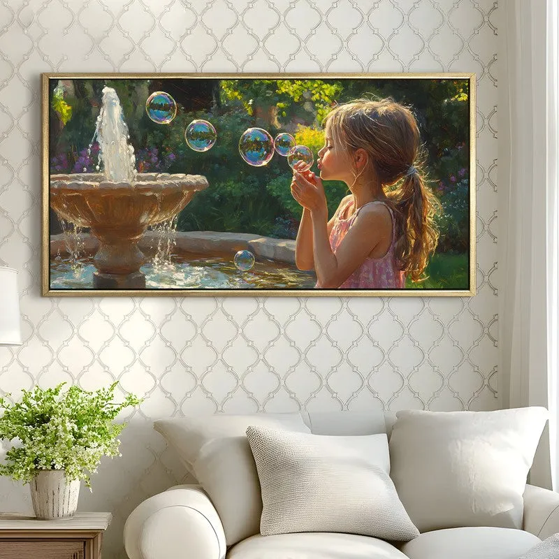 Innocence Canvas Wall Painting With Frame media 4