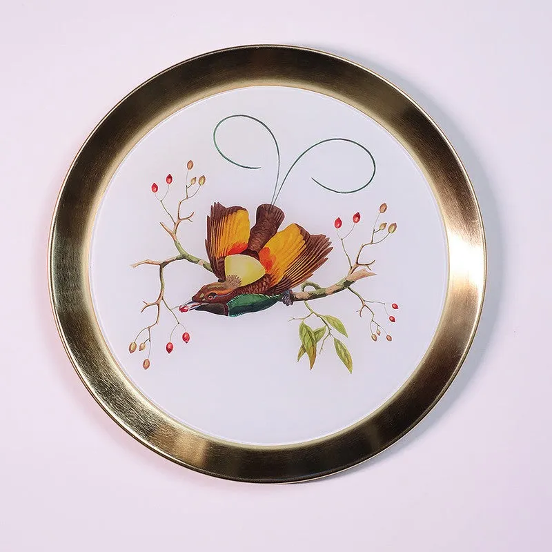 Crimson Petals Enamel Wall Plate media 3