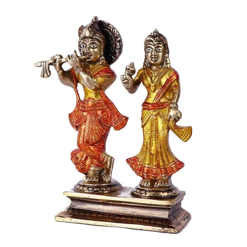Radha Rani And Kanhaiya Brass Idol media 3