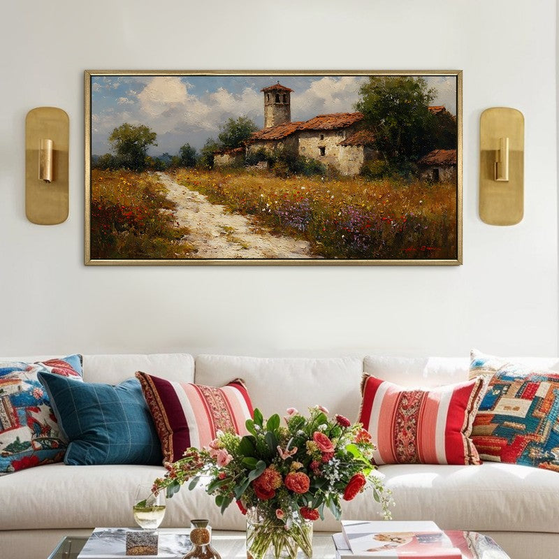 Wayfarer Canvas Wall Painting With Frame